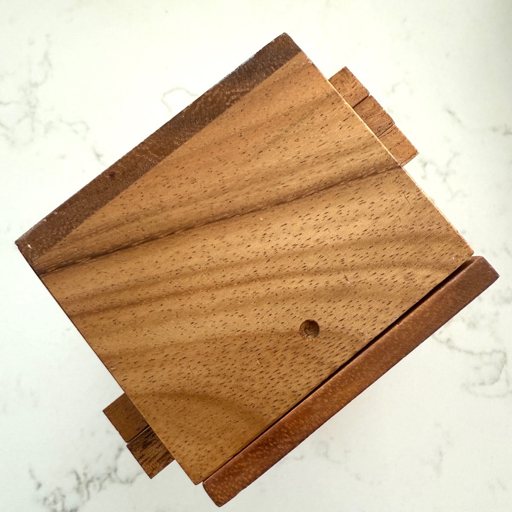 Wooden Lotus Secret Lock Box
Puzzle - Picture 3 of 5